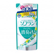 LION 獅王 SOFLAN PREMIUM 消臭香薰衣物柔順劑 補充裝 420ml (綠果香) 綠 162-0984  